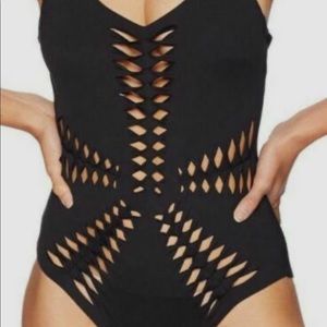 Becca black origami one piece